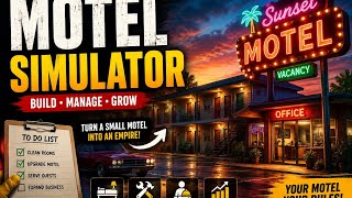 I opened my motel | motel simulator #1