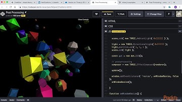 Hands-on Three.js 3D Web Visualisations : THREE.js Post Processing | packtpub.com
