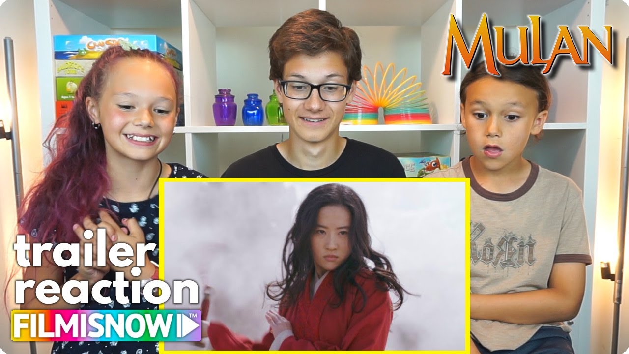 illumination movies box office MULAN (2020) d-three KIDS React to Teaser Trailer | Trailer Reaction