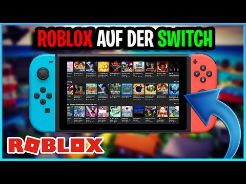 Roblox HOMEPAGE on the Nintendo SWITCH [2022] | Roblox Tutorial German/HD