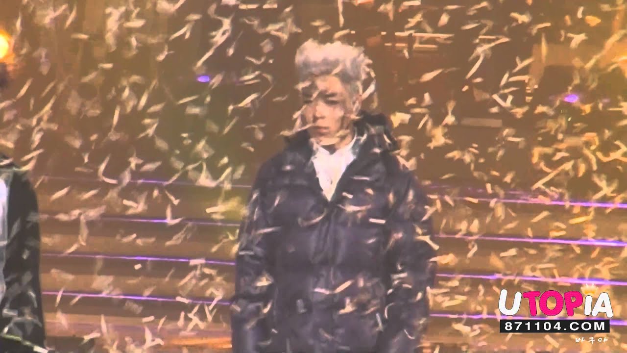 20101204 yg famlily concert TOP - we are the world