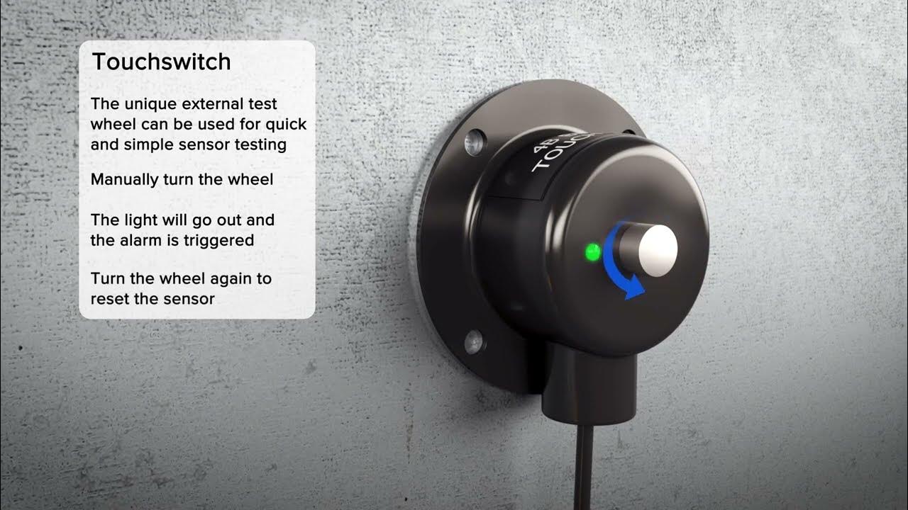 TouchSwitch Belt /Pulley Misalignment Sensor Demonstration on a