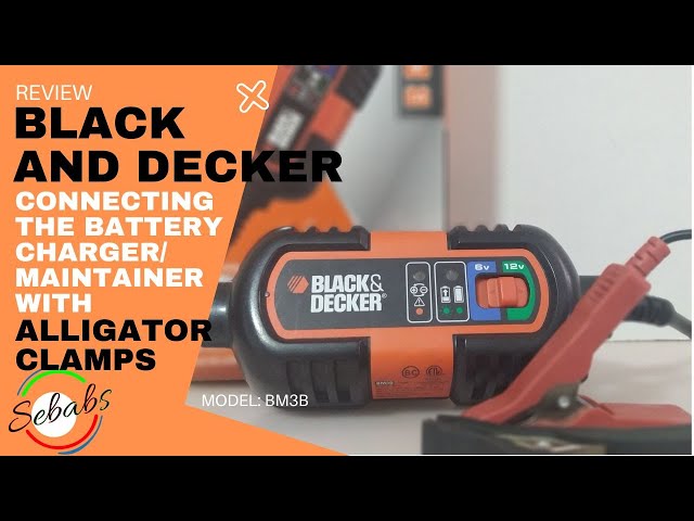 Black and Decker Battery Charger BM3B 6V12V - How to charge