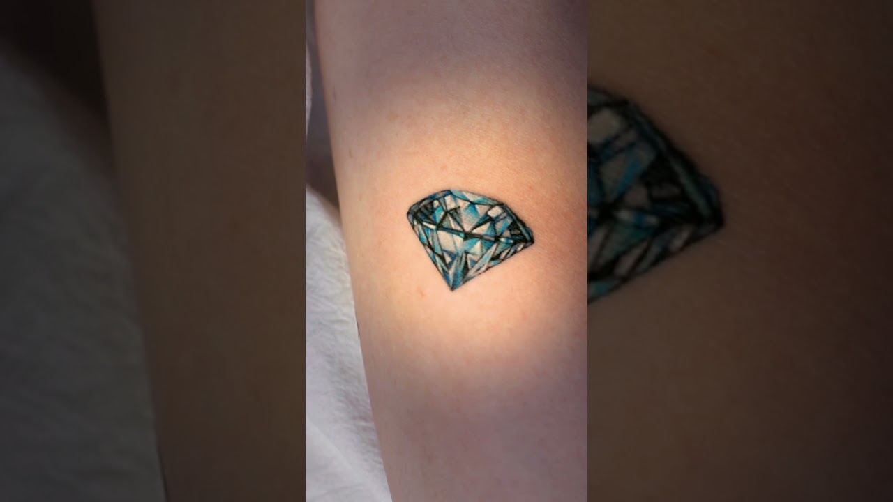 Daria Stahp Creates Vibrant DoubleExposure Tattoos  KickAss Things  Diamond  tattoo designs Gem tattoo Diamond tattoos