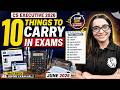 10 Things To Carry In CS Executive Exam 2026 | Exam Hall Checklist | CS Exe June 2026
