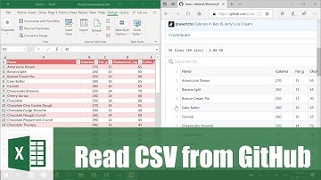 สอน Excel: การอ่านไฟล์ CSV จาก Github ด้วย PowerQuery