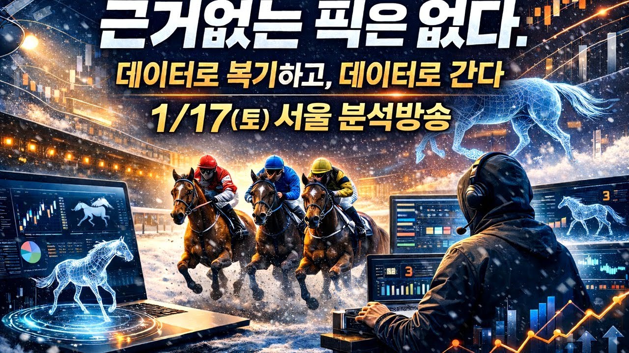 1월17일 토요일 서울 경마 분석방송