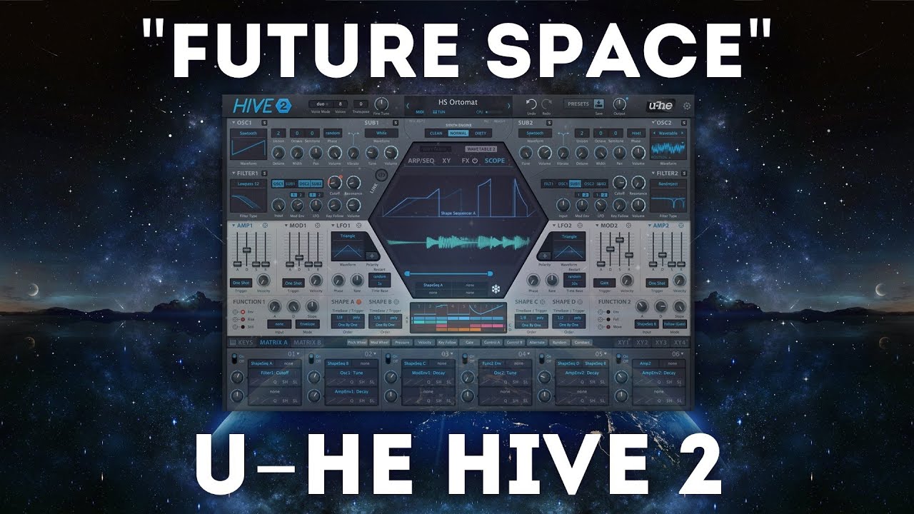 U-he Hive2 - "Future Space" Soundset (50 presets)