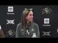 Colorado Women's Basketball Post Game Press Conference