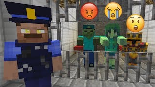 HELP ESCAPE SECRET PRISON FROM THE GUARDS!! SAVE MARK OUR FRIENDLY ZOMBIE FROM JAIL!! Minecraft Mods