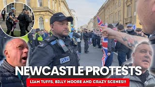 Newcastle Protest Turns Chaotic | Arrests, Road Closures & Uncensored Reactions
