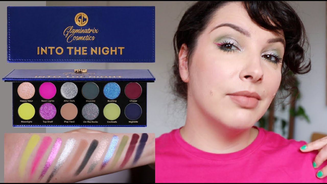Glaminatrix Cosmetics Into The Night palette review & swatches YouTube