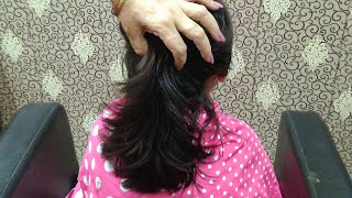 Advance Lazer With Step Cutting | Lazer with multistep cutting on medium hair Step by step Hindi |