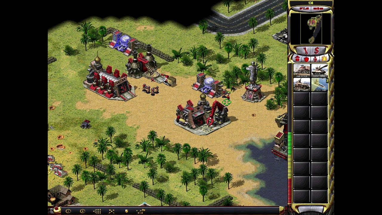 Red Alert 2 Operation: Hostile Shore _ Location: Florida Coast,  NO commentary, Slowrun, Overkill