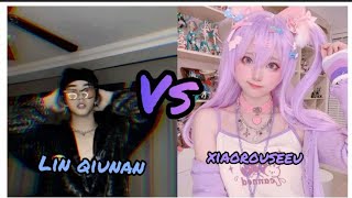 xiaorouseeu Vs. lin qiunan ❤️ Tik tok china 🔥 Douyin china 🔥 [ Tik tok 抖音 ］🥀 ☺️🥀