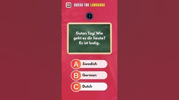Guess the Language by Text! 🗣️🌍 (Part 2) #Shorts
