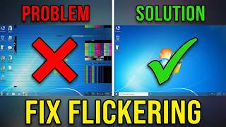 Windows 7/8/8.1/10 flickering problem (Quick solution, Regedit)