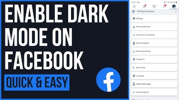 How to Enable Dark Mode on Facebook App (2023)