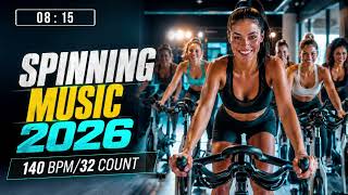 🔥 Spinning Music 2026 (140 BPM / 32 Count)