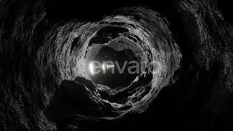 Inside Underground Stone Cave 02 4K | Motion Graphics - Envato elements