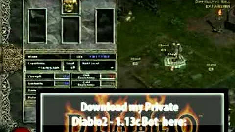 Download PRIVATE Diablo 1.13c Bot - Diablo 2 Pure MF Hammerdin Bot Build 1.13c .mpg