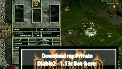 Download PRIVATE Diablo 1.13c Bot - Diablo 2 Pure MF Hammerdin Bot Build 1.13c .mpg