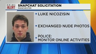Man, 21, accused of sending nude photos to girl on Snapchat