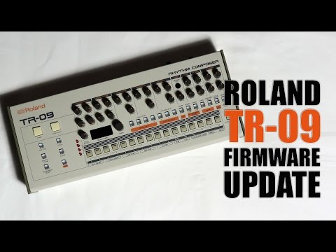 Roland TR-09 Firmware UPDATE : Tutorial