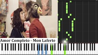 Video thumbnail of "Amor Completo - Mon Laferte PIANO TUTORIAL"