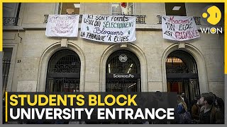 Pro-Palestine Protests: Students at prestigious Paris university occupy campus building | WION News