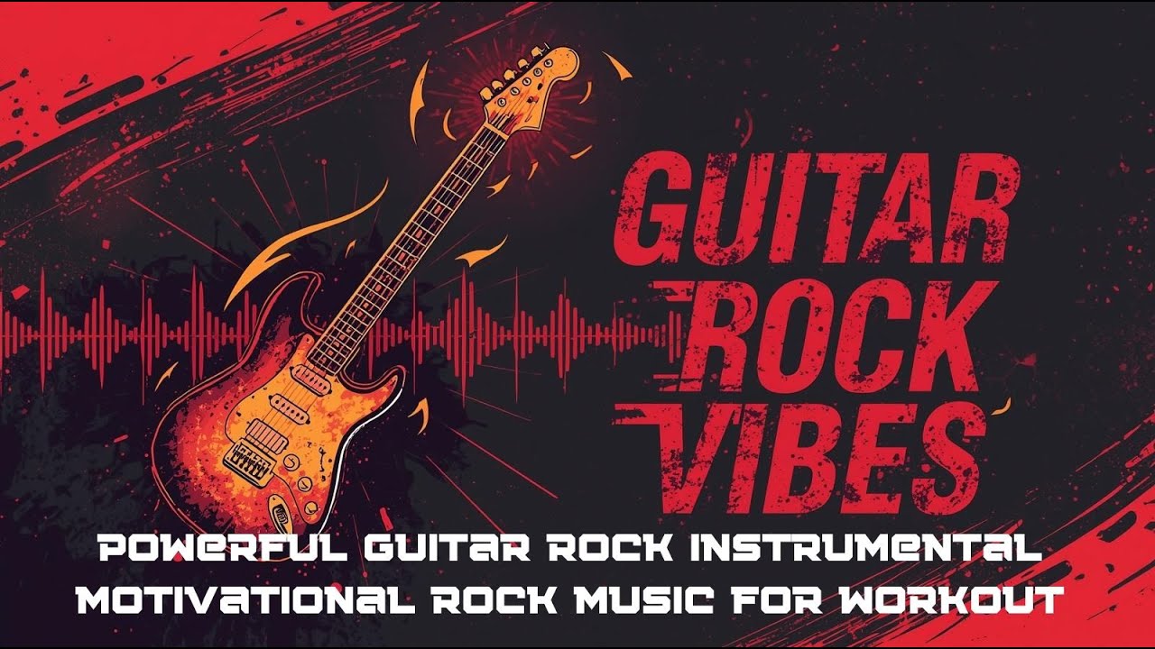 Powerful Guitar Rock Instrumental | Motivational Rock Music for Workout