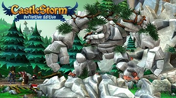 Castlestorm xbox one:Hard Rock golem level gameplay