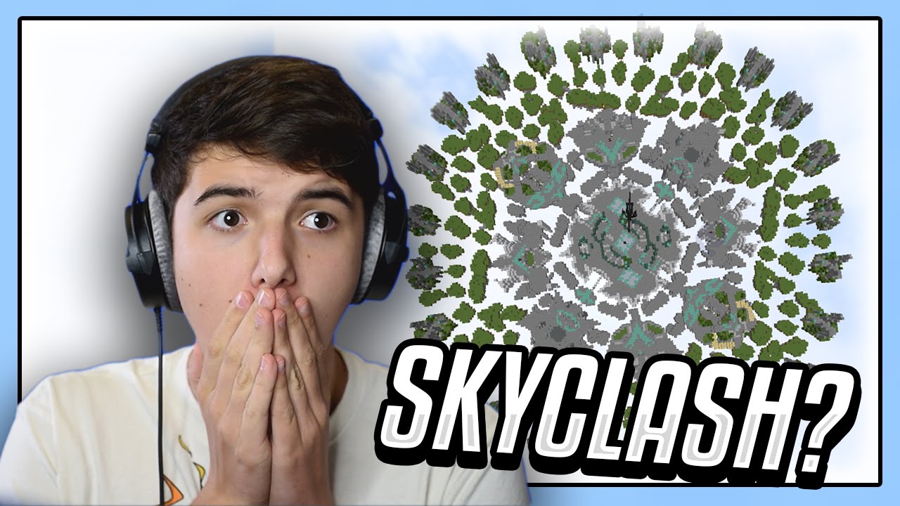 CRAZY NEW Minecraft SKYWARS! | Minecraft SKYCLASH w/LandonMC