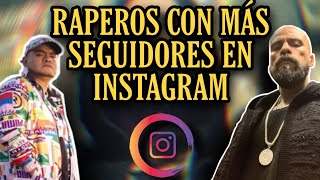 Raperos Mexicanos con más Seguidores en Instagram 2021 | Alemán, C-Kan, Gera Mx, Cartel de Santa