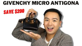 Shop Givenchy Micro Antigona Leather Tote