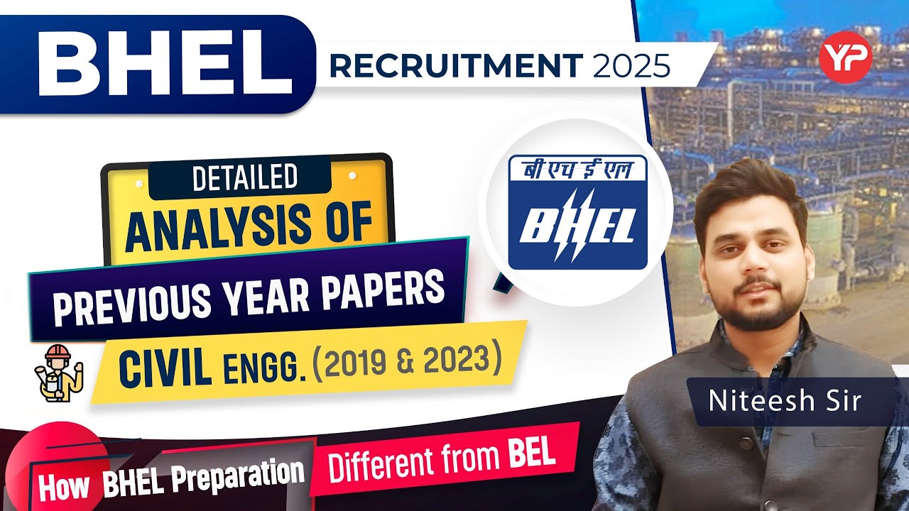 Detailed analysis of BHEL Civil 2019 & 2023 PYQ | How its different from BEL exam preparation?