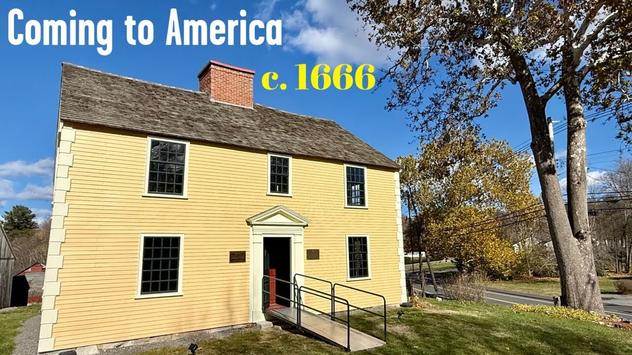 Дом Фрэнсиса Уаймана, около 1666 года, Берлингтон, Массачусетс: Прибытие в Америку - Краткие исто...