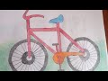 Влог Рисуем Велик. Как Нарисовать  Велосипед. Vlog Draw. How To Draw A Sports Bike.