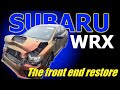 Subaru WRX. The front end restore. Ремонт переда.