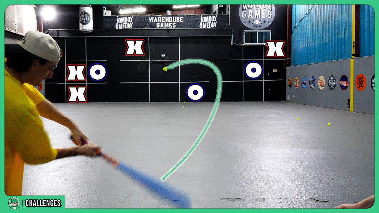 We Invented Baseball Tic Tac Toe | Warehouse Challenges