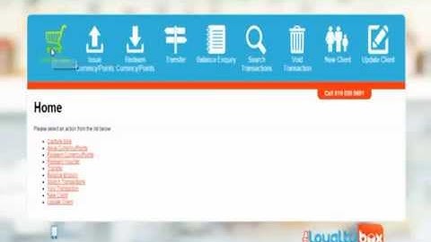 The Loyalty Box: Webterminal - How to process loyalty transactions