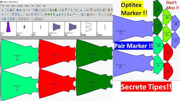 Pair Marker| Optitex Pair Marker| Optitex Marker||  How to Do Pair Marker|| Marker tutorial Bangla||