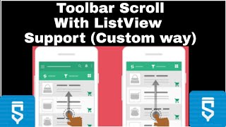 #sketchware Toolbarscroll with listview  support (custom way)
