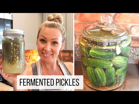 Fermenting Pickles! || Canning Pickles for Long Term Storage || Preserving Cucumbers