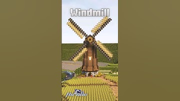 Windmill Minecraft Timelapse #supershy #shorts