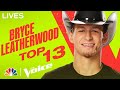 Bryce leatherwood performs george straits amarillo by morning  nbcs the voice top 13 2022