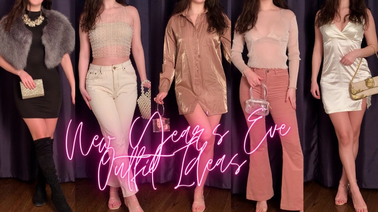 NEW YEAR'S EVE LOOKBOOK | NYE OUTFIT INSPIRATION | VLOGMAS DAY 23 | Gabriella Mortola