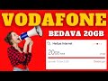 VODAFONE BEDAVA 1 AYLIK 20GB İNTERNET 2025 - VODAFONE BEDAVA 20GB KAZANMA 2025 (YENİ VİDEO)