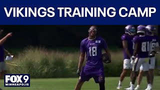 Justin Jefferson puts on coaching hat while sitting out Vikings practice