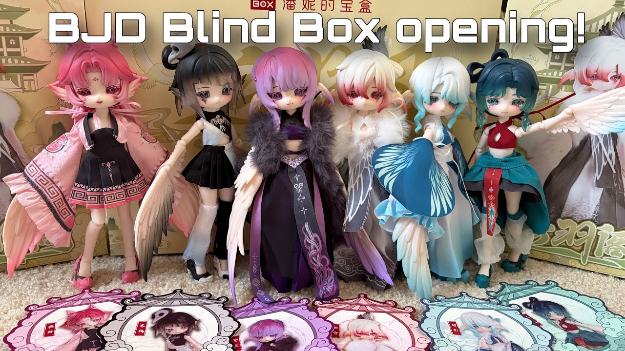 Шарнирные куклы-птички BJD! Набор Luluya Cloud Feather Pavillion BJD в закрытой коробке от Kikago...